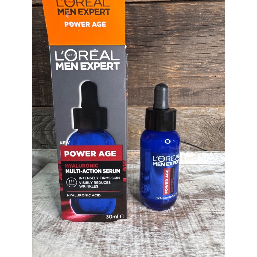 Loreal Men Expert Power Age Multi-Action Serum | Hyaluronic Acid | MSRP $22